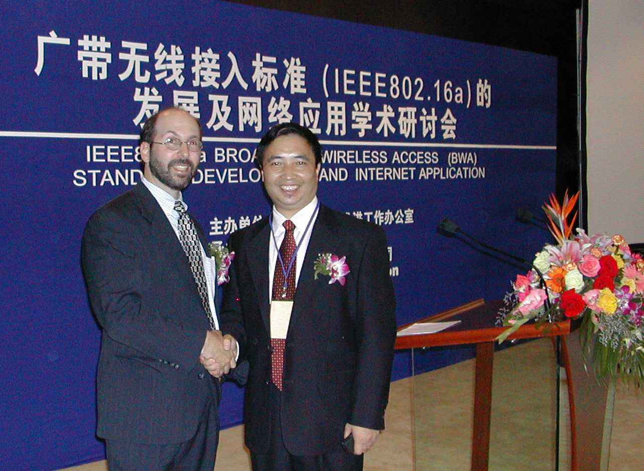Marks with Prof. Liu